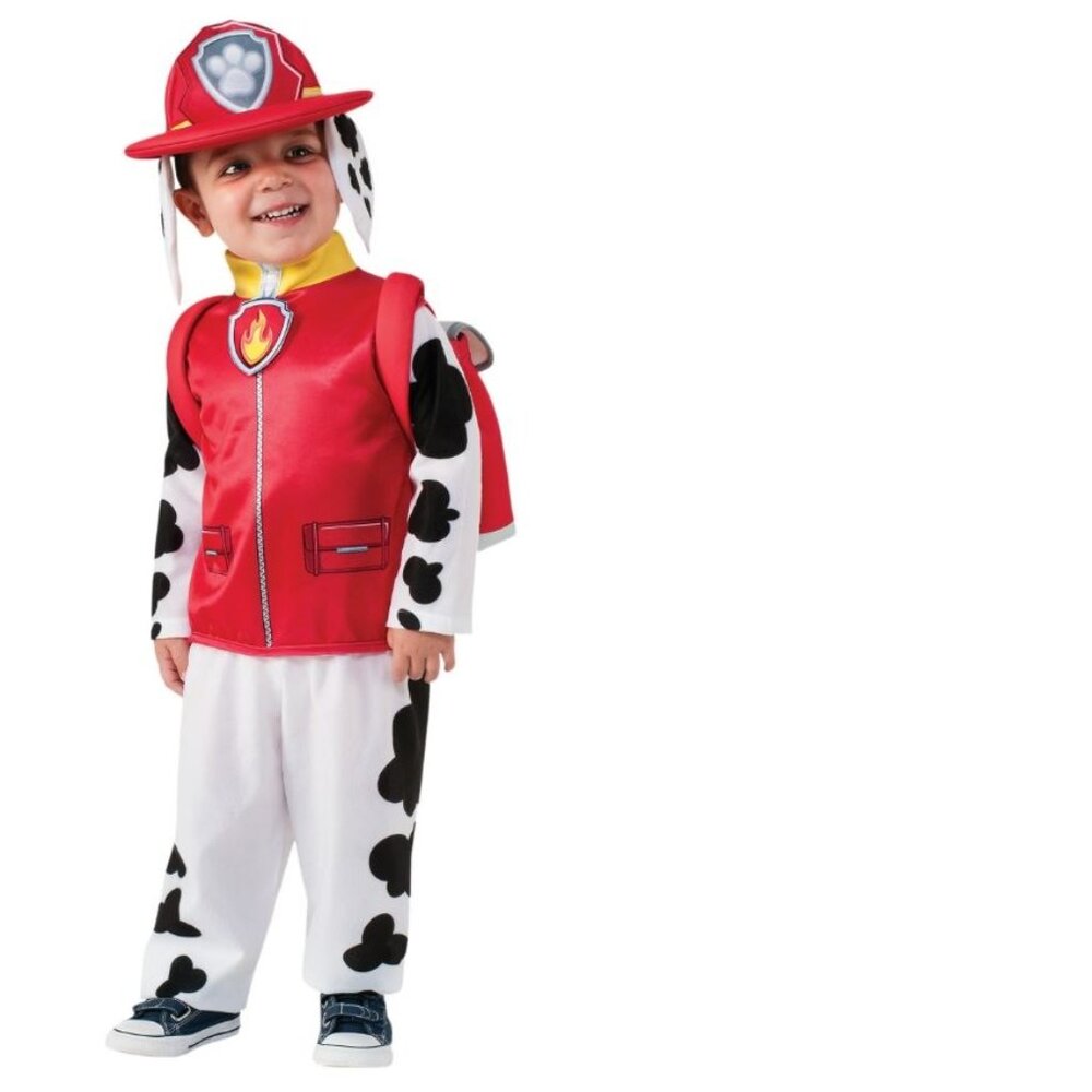 Rubie's Red and White Firefighter Dalmatian Costume